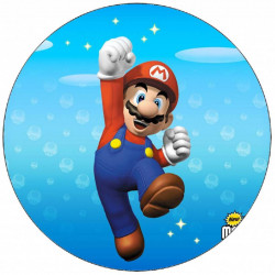 Jedlý papír Super Mario jásající 19,5 cm