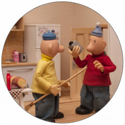 Jedlý papír Pat a Mat úklid 19,5 cm