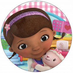 Jedlý papír Doktorka Plyšáková Happy birthday 19,5 cm