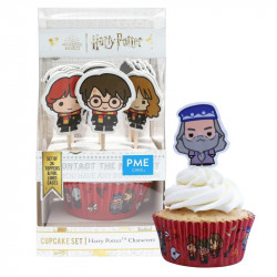 Košičky a zápichy Harry Potter, set 24ks - PME