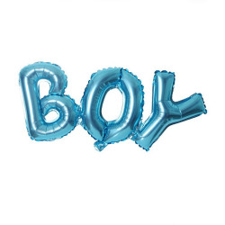 Fóliový balónek Boy modrý 95x38cm - Cakesicq