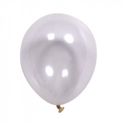 Latexové balónky stříbrné 50ks 30cm - Cakesicq