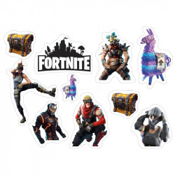 Jedlý papír k vystříhnutí Fortnite
