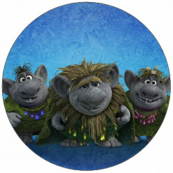 Jedlý papír Frozen Trollové 19,5 cm