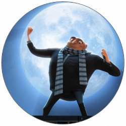 Jedlý papír Já, padouch Gru a měsíc 19,5 cm