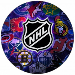 Jedlý papír logo NHL 19,5 cm