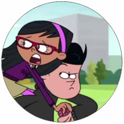 Jedlý papír Supernoobs Jennifer a Kevin 19,5 cm