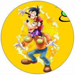 Jedlý papír Goofy a Max 19,5 cm
