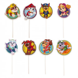 Zápich do dortu paw patrol, 16ks - Dekora