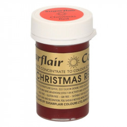 Gelová barva christmas red 25g - Sugarflair