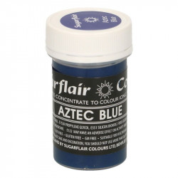 Gelová barva aztec blue pastelová 25g - Sugarflair