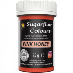 Gelová barva pink honey pastelová 25 g - Sugarflair