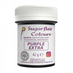 Gelová barva extra purple 42g - Sugarflair