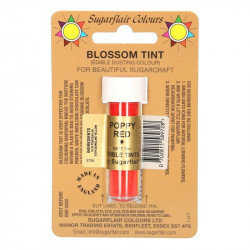 Jedlá prachová barva poppy red 7ml - Sugarflair