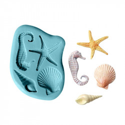Silikonová formička - moře 10x7cm - Cakesicq