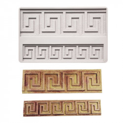 Silikonová formička na okraje dortu ornamenty 19,5x12,5cm - Cakesicq