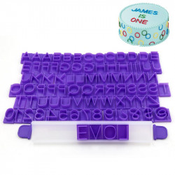 Vytlačovací sada písmena a číslice - Cakesicq