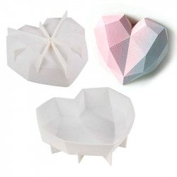 Silikonová forma srdce - Cakesicq