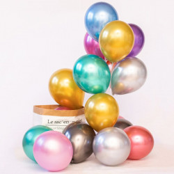 Latexové balónky metalické 50ks 30cm - Cakesicq