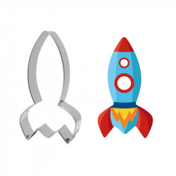 Vykrajovátko 108x57mm raketa - Cakesicq
