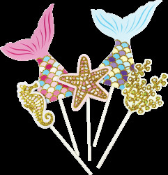 Zápich do dortu mořská víla - Cakesicq