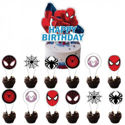Zápich do dortu a muffinů - Spiderman - Cakesicq