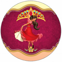 Jedlý papír Elena z Avaloru v logu 19,5 cm
