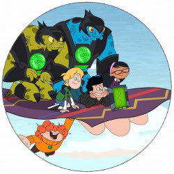 Jedlý papír Supernoobs a létající koberec 19,5 cm