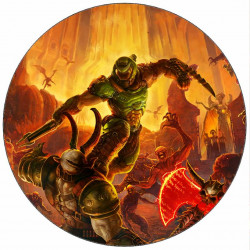 Jedlý papír Doom démon 19,5 cm