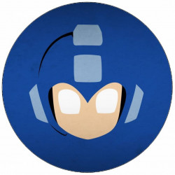Jedlý papír Mega Man logo 19,5 cm