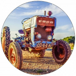 Jedlý papír retro traktor Ford 19,5 cm