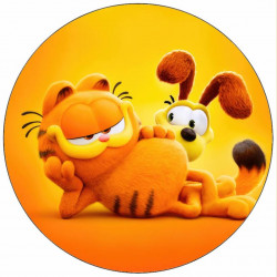 Jedlý papír Garfield a Odie 19,5 cm