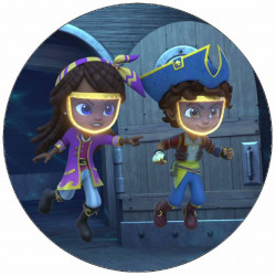 Jedlý papír Santiago brázdí moře Santiago a Lorelai 19,5 cm