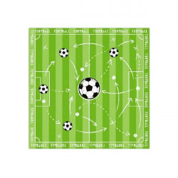 Papírové ubrousky fotbal 10ks 33x33cm - Party Pal