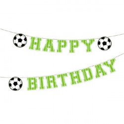 Girlanda papírová fotbal Happy Birthday 250 x 16,4cm - Party Pal