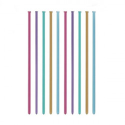 Modelovací balónky chrom s pumpičoku 10ks - Party Pal