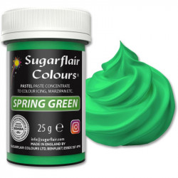 Gelová barva spring green pastelová 25 g - Sugarflair