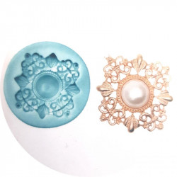 Silikonová formička brož 5x5cm - Cakesicq