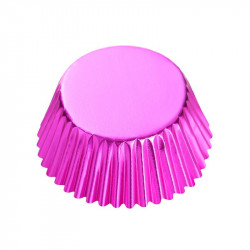 Košíčky na muffiny růžové metalické 50x35mm 1000ks - Cakesicq