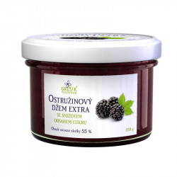 Ostružinový džem extra Se sníženým obsahem cukru  220g - Grešík