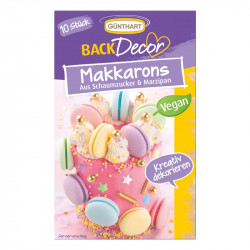 Makronky z moučkového cukru a marcipánu, 10ks - Gunthart