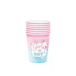 Papírové kelímky holka nebo kluk? 10ks - Cakesicq