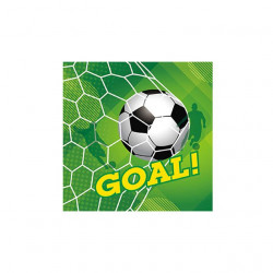 Papírové ubrousky fotbal 16x16cm 20ks - Cakesicq