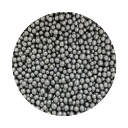 Cukrové perly stříbrné 1kg 3-4mm 1kg - I LOVE CAKES