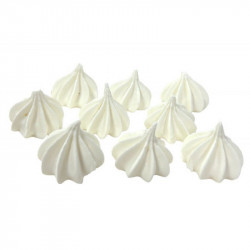 Mini pusinky bílé 9ks - I LOVE CAKES