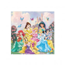 Papírové ubrousky 16x16cm 20ks princezny - Cakesicq