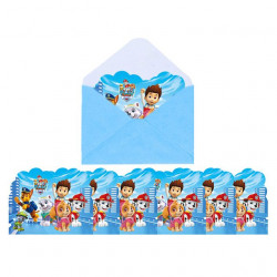 Pozvánka na narozeniny 10ks Paw Patroll - Cakesicq