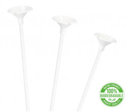 Eko papírové tyčinky na balónky 100  ks - Party Pal