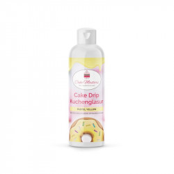 Cake drip pastelově žlutá 250g - Cake Masters