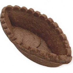 Košíček na tartaletky lodička linecká kakaová 6,7 cm (24 ks)